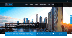 Desktop Screenshot of intech.edu.au